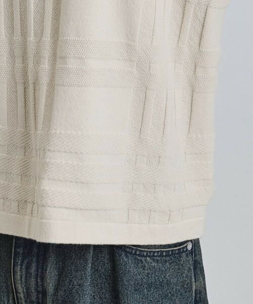 tk.TAKEO KIKUCHI / ティーケー タケオキクチ ニット・セーター | シャドーチェックニット | 詳細18