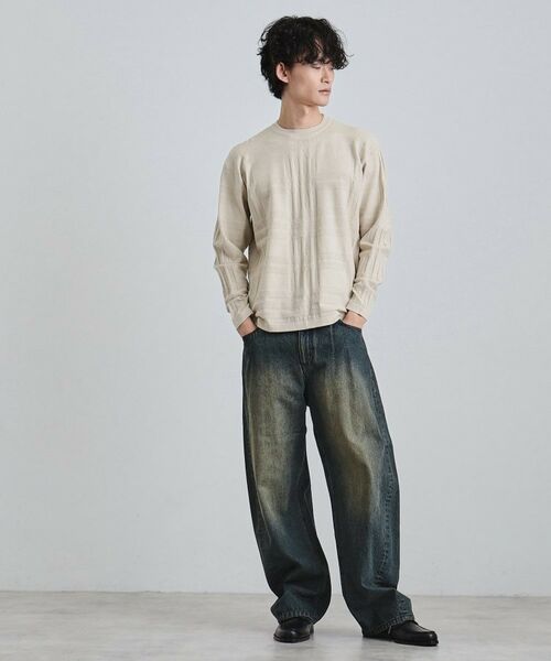 tk.TAKEO KIKUCHI / ティーケー タケオキクチ ニット・セーター | シャドーチェックニット | 詳細2