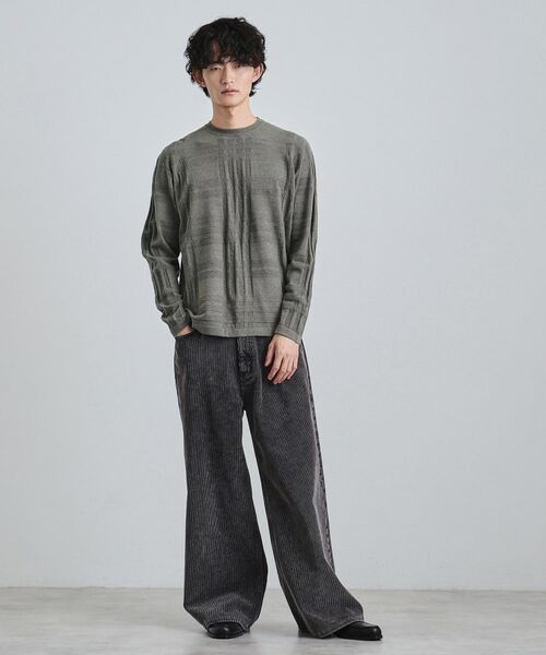 tk.TAKEO KIKUCHI / ティーケー タケオキクチ ニット・セーター | シャドーチェックニット | 詳細6