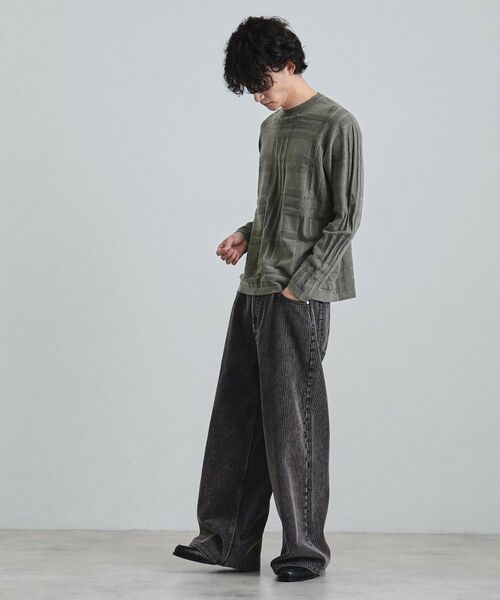 tk.TAKEO KIKUCHI / ティーケー タケオキクチ ニット・セーター | シャドーチェックニット | 詳細7