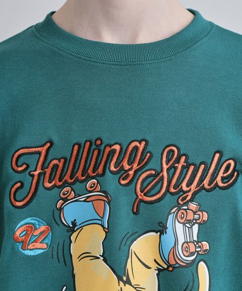 tk.TAKEO KIKUCHI / ティーケー タケオキクチ スウェット | ポップ刺繍スウェット | 詳細16