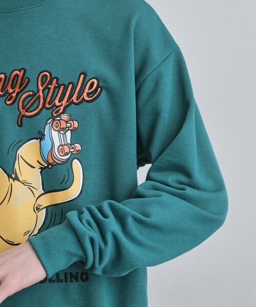 tk.TAKEO KIKUCHI / ティーケー タケオキクチ スウェット | ポップ刺繍スウェット | 詳細17