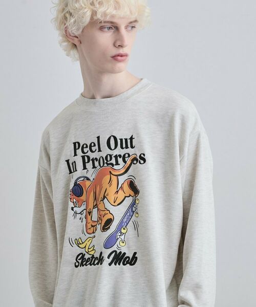 tk.TAKEO KIKUCHI / ティーケー タケオキクチ スウェット | ポップ刺繍スウェット | 詳細9