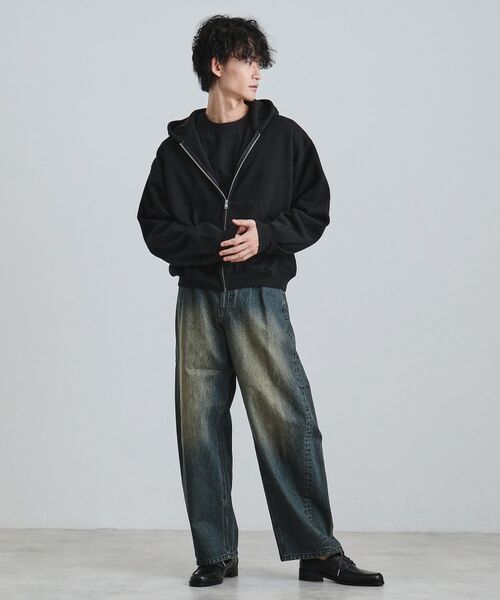 tk.TAKEO KIKUCHI / ティーケー タケオキクチ パーカー | ボリュームスリーブジップパーカ | 詳細3