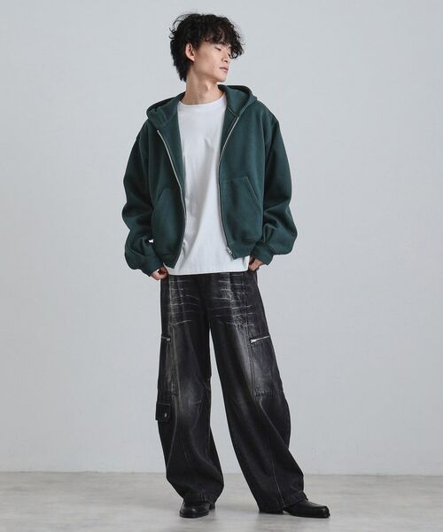 tk.TAKEO KIKUCHI / ティーケー タケオキクチ パーカー | ボリュームスリーブジップパーカ | 詳細6