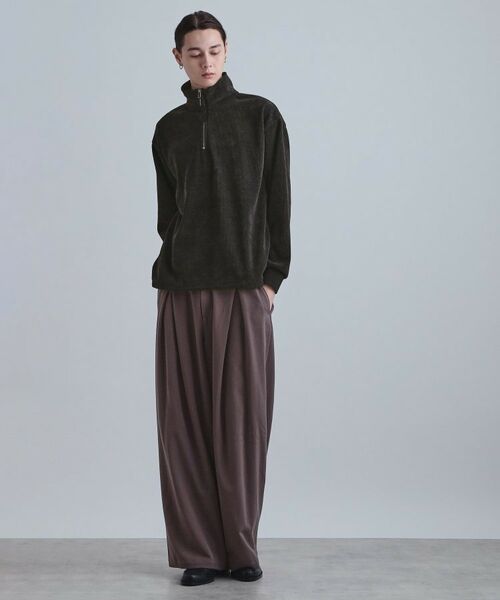 tk.TAKEO KIKUCHI / ティーケー タケオキクチ カットソー | コーデュロイハーフジップ | 詳細3