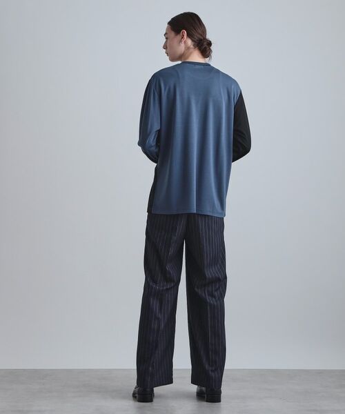 tk.TAKEO KIKUCHI / ティーケー タケオキクチ カットソー | スクエア切り替えカットソー | 詳細11