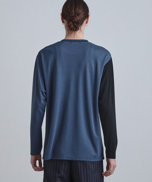 tk.TAKEO KIKUCHI / ティーケー タケオキクチ カットソー | スクエア切り替えカットソー | 詳細15