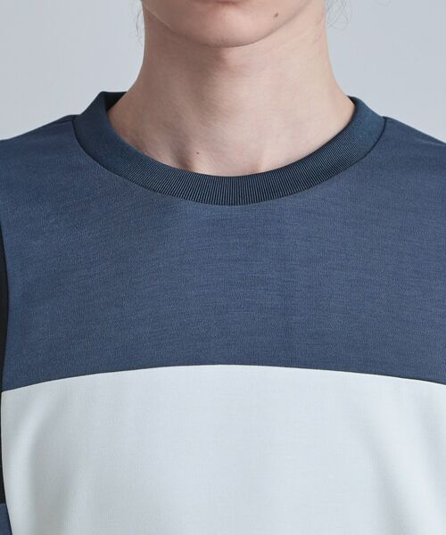 tk.TAKEO KIKUCHI / ティーケー タケオキクチ カットソー | スクエア切り替えカットソー | 詳細16