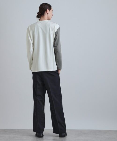 tk.TAKEO KIKUCHI / ティーケー タケオキクチ カットソー | スクエア切り替えカットソー | 詳細3