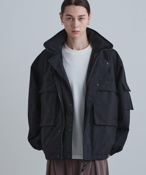 tk.TAKEO KIKUCHI / ティーケー タケオキクチ レザーブルゾン・ジャケット | リバーシブルブルゾン（ブラック(019)）