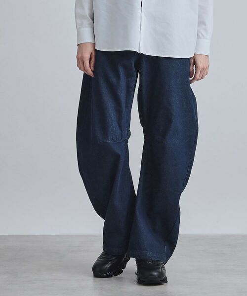 tk.TAKEO KIKUCHI / ティーケー タケオキクチ デニムパンツ | カーブステッチデニム(ネイビー(094))