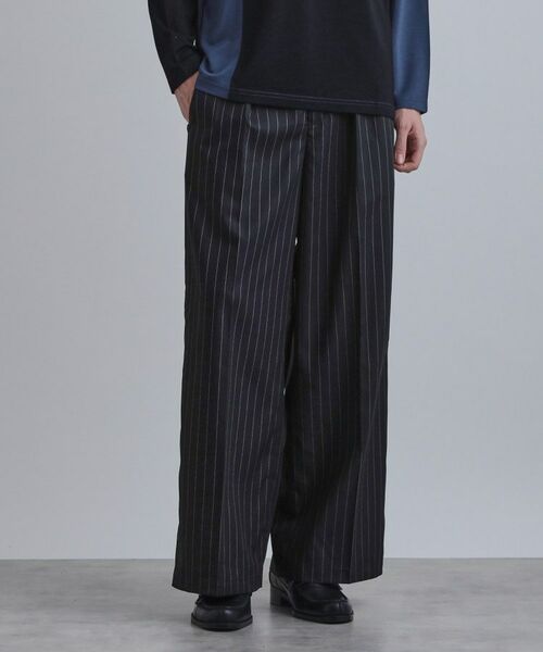 tk.TAKEO KIKUCHI / ティーケー タケオキクチ パンツ | Aラインスラックス（ネイビー(394)）