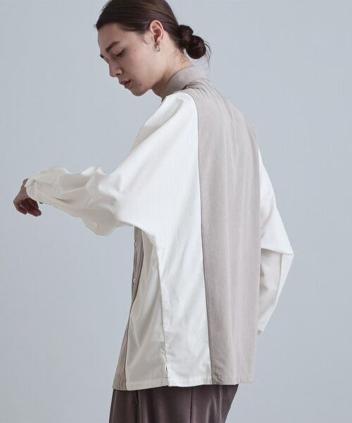tk.TAKEO KIKUCHI / ティーケー タケオキクチ シャツ・ブラウス | コーデュロイドルマンシャツ | 詳細1