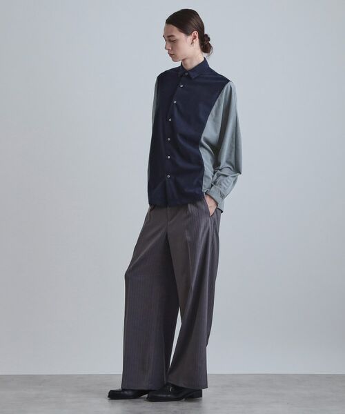 tk.TAKEO KIKUCHI / ティーケー タケオキクチ シャツ・ブラウス | コーデュロイドルマンシャツ | 詳細11