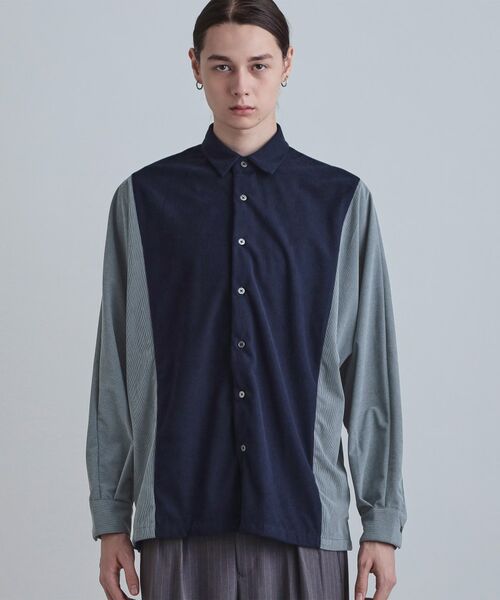 tk.TAKEO KIKUCHI / ティーケー タケオキクチ シャツ・ブラウス | コーデュロイドルマンシャツ | 詳細13