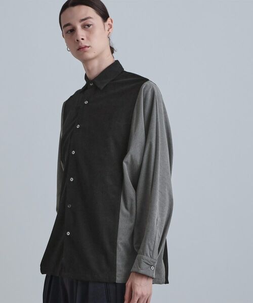 tk.TAKEO KIKUCHI / ティーケー タケオキクチ シャツ・ブラウス | コーデュロイドルマンシャツ | 詳細5