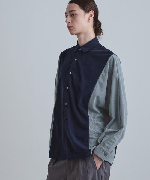 tk.TAKEO KIKUCHI / ティーケー タケオキクチ シャツ・ブラウス | コーデュロイドルマンシャツ | 詳細9