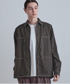 tk.TAKEO KIKUCHI / ティーケー タケオキクチ シャツ・ブラウス | 配色ステッチシャツ