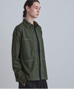 tk.TAKEO KIKUCHI / ティーケー タケオキクチ シャツ・ブラウス | 配色ステッチシャツ