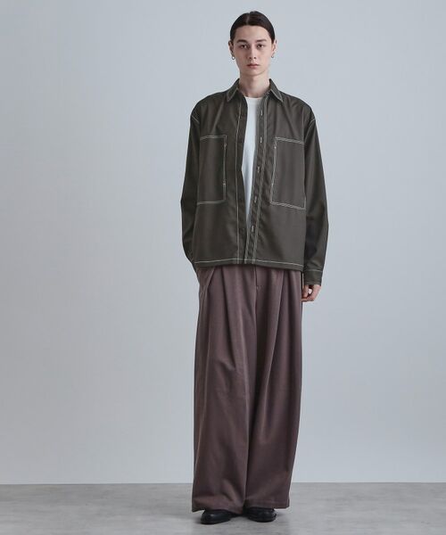 tk.TAKEO KIKUCHI / ティーケー タケオキクチ シャツ・ブラウス | 配色ステッチシャツ | 詳細2