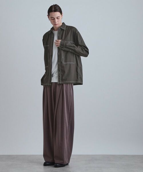 tk.TAKEO KIKUCHI / ティーケー タケオキクチ シャツ・ブラウス | 配色ステッチシャツ | 詳細3