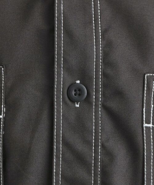 tk.TAKEO KIKUCHI / ティーケー タケオキクチ シャツ・ブラウス | 配色ステッチシャツ | 詳細4