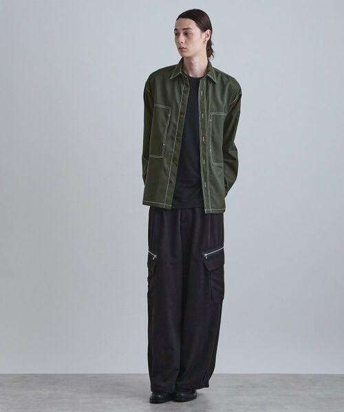 tk.TAKEO KIKUCHI / ティーケー タケオキクチ シャツ・ブラウス | 配色ステッチシャツ | 詳細7