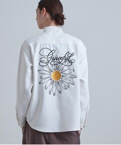 tk.TAKEO KIKUCHI / ティーケー タケオキクチ シャツ・ブラウス | バックデイジー刺繍シャツ