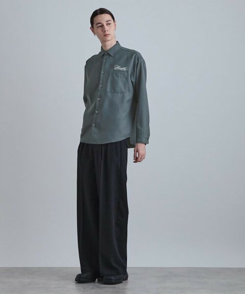 tk.TAKEO KIKUCHI / ティーケー タケオキクチ シャツ・ブラウス | バックデイジー刺繍シャツ | 詳細11