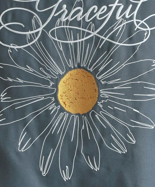 tk.TAKEO KIKUCHI / ティーケー タケオキクチ シャツ・ブラウス | バックデイジー刺繍シャツ | 詳細12