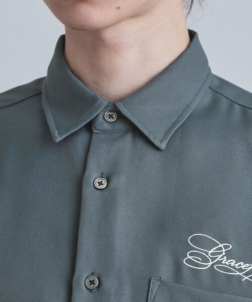 tk.TAKEO KIKUCHI / ティーケー タケオキクチ シャツ・ブラウス | バックデイジー刺繍シャツ | 詳細16