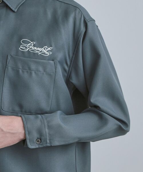 tk.TAKEO KIKUCHI / ティーケー タケオキクチ シャツ・ブラウス | バックデイジー刺繍シャツ | 詳細17