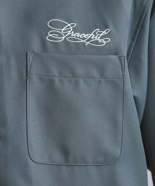 tk.TAKEO KIKUCHI / ティーケー タケオキクチ シャツ・ブラウス | バックデイジー刺繍シャツ | 詳細18