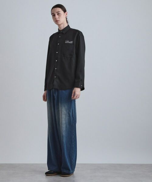 tk.TAKEO KIKUCHI / ティーケー タケオキクチ シャツ・ブラウス | バックデイジー刺繍シャツ | 詳細6