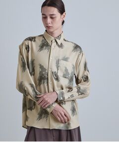 tk.TAKEO KIKUCHI / ティーケー タケオキクチ シャツ・ブラウス | スモークブラープリントシャツ