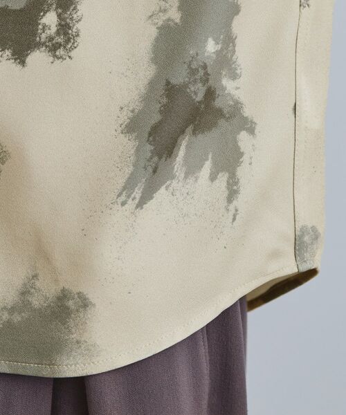 tk.TAKEO KIKUCHI / ティーケー タケオキクチ シャツ・ブラウス | スモークブラープリントシャツ | 詳細19