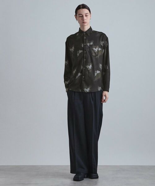 tk.TAKEO KIKUCHI / ティーケー タケオキクチ シャツ・ブラウス | スモークブラープリントシャツ | 詳細6