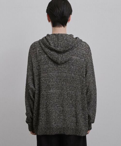 tk.TAKEO KIKUCHI / ティーケー タケオキクチ ニット・セーター | パターンドメッシュニットパーカー | 詳細12