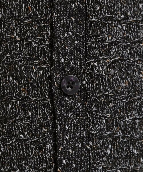 tk.TAKEO KIKUCHI / ティーケー タケオキクチ ニット・セーター | パターンドメッシュニットパーカー | 詳細18