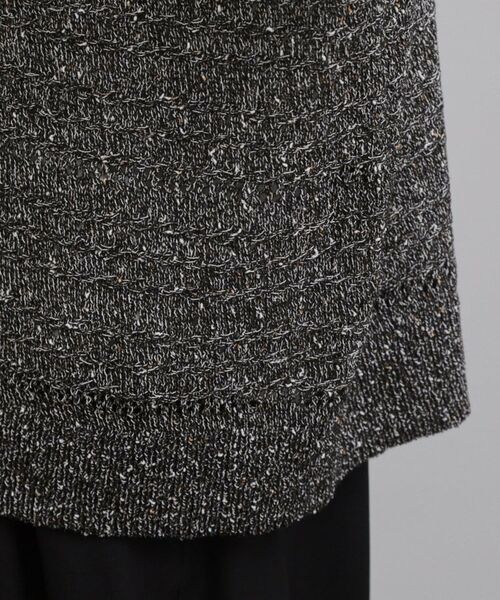 tk.TAKEO KIKUCHI / ティーケー タケオキクチ ニット・セーター | パターンドメッシュニットパーカー | 詳細22