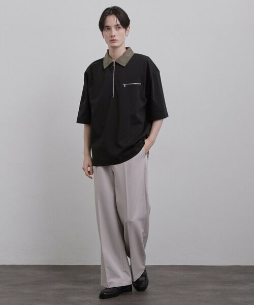 tk.TAKEO KIKUCHI / ティーケー タケオキクチ カットソー | 配色ハーフジップカットソー | 詳細11