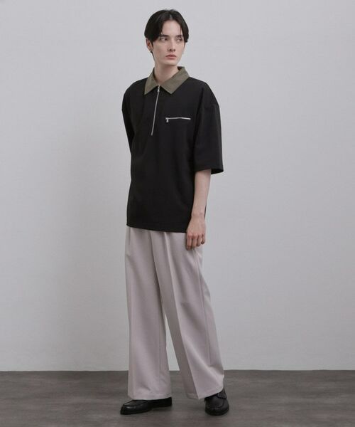 tk.TAKEO KIKUCHI / ティーケー タケオキクチ カットソー | 配色ハーフジップカットソー | 詳細12