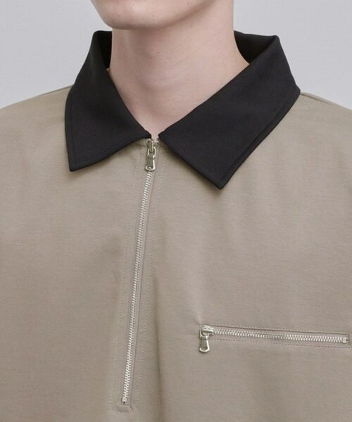 tk.TAKEO KIKUCHI / ティーケー タケオキクチ カットソー | 配色ハーフジップカットソー | 詳細17