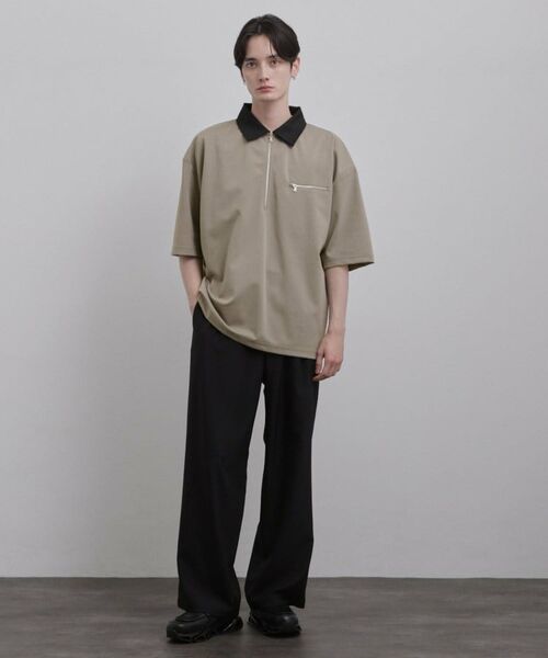 tk.TAKEO KIKUCHI / ティーケー タケオキクチ カットソー | 配色ハーフジップカットソー | 詳細7