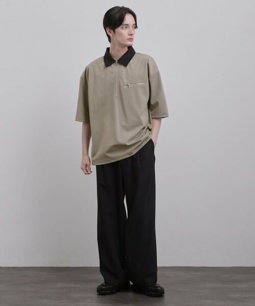 tk.TAKEO KIKUCHI / ティーケー タケオキクチ カットソー | 配色ハーフジップカットソー | 詳細8