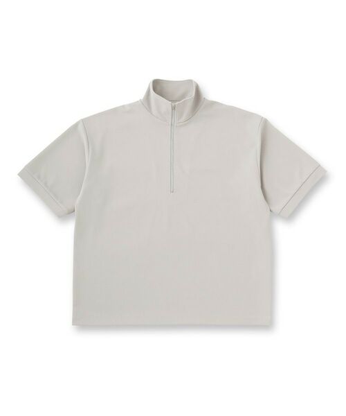 tk.TAKEO KIKUCHI / ティーケー タケオキクチ カットソー | ジョーゼットハーフジップ | 詳細1