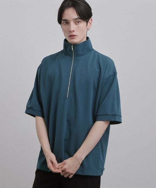 tk.TAKEO KIKUCHI / ティーケー タケオキクチ カットソー | ジョーゼットハーフジップ | 詳細10