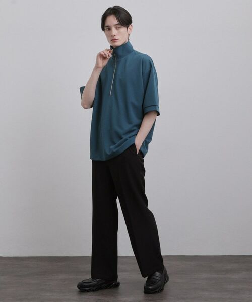 tk.TAKEO KIKUCHI / ティーケー タケオキクチ カットソー | ジョーゼットハーフジップ | 詳細11