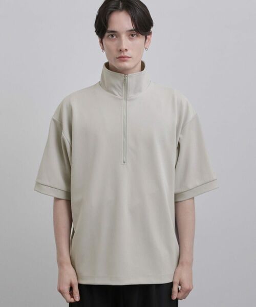 tk.TAKEO KIKUCHI / ティーケー タケオキクチ カットソー | ジョーゼットハーフジップ | 詳細14